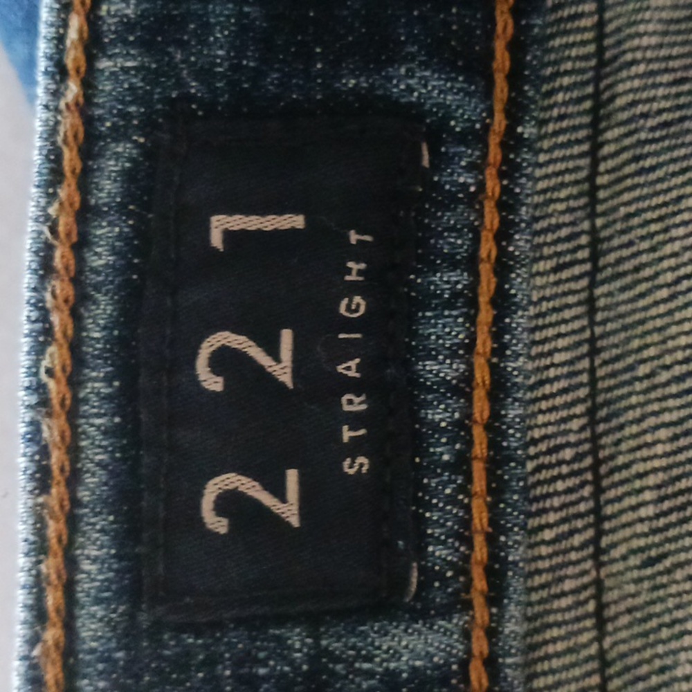 Men's Lucky Brand Blue Jeans 221 Straight 38W x 32L preowned - Picture 7 of 7